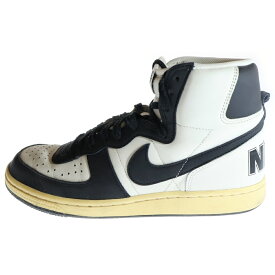 NIKE(ナイキ) サイズ:25.5cm TERMINATOR HIGH BLACK AND PHANTOM ターミネーター ブラック アンド ファントム ハイカットスニーカー ブラック/ホワイト US7.5/25.5cm FD0394-030【中古】【程度B】【カラーブラック】【取扱店舗BRING THRIFT CLOSET 湘南平塚店】