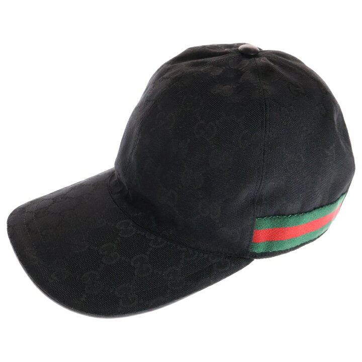 楽天市場】GUCCI(グッチ) サイズ:L GGキャンバス ベースボールキャップ  