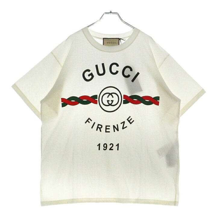楽天市場】GUCCI(グッチ) サイズ:M FIRENZE 1921 Print Tee 