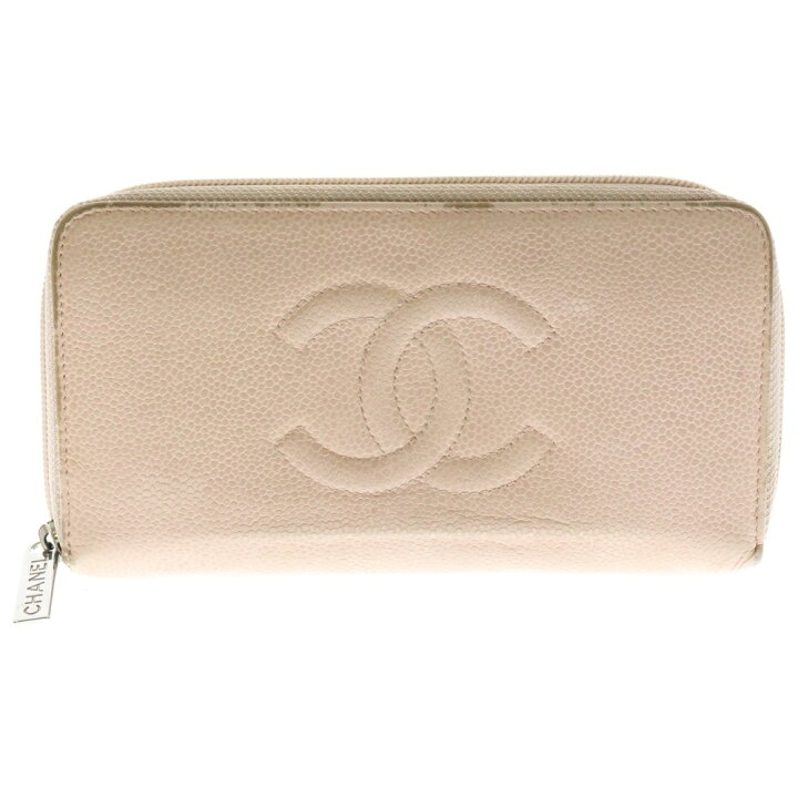 楽天市場】CHANEL(シャネル) キャビアスキン ココマーク ラウンド 