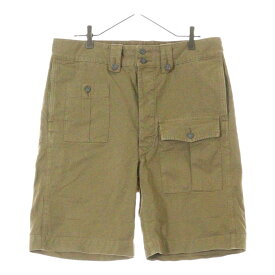 RRL(ダブルアールエル) サイズ:34 ミリタリー カーゴ マルチポケット コットンショートパンツ ベージュ【中古】【程度B】【カラーベージュ】【取扱店舗BRING梅田茶屋町店】