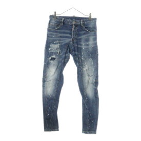DSQUARED2(ディースクエアード) サイズ:44 CLASSIC KENNY TWIST JEAN クラシックケニーツイストジーンズ デニムパンツ インディゴ S78LA0680【中古】【程度B】【カラーブルー】【オンライン限定商品】
