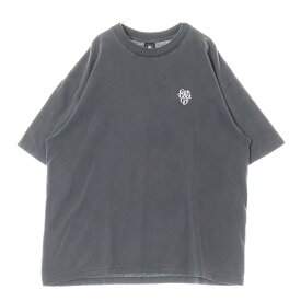 Girls Don't Cry(ガールズドントクライ) サイズ:XL DC Logo Tee ロゴプリント クルーネック 半袖Tシャツ カットソー グレー【中古】【程度B】【カラーグレー】【取扱店舗WASTE_NOT名古屋店】