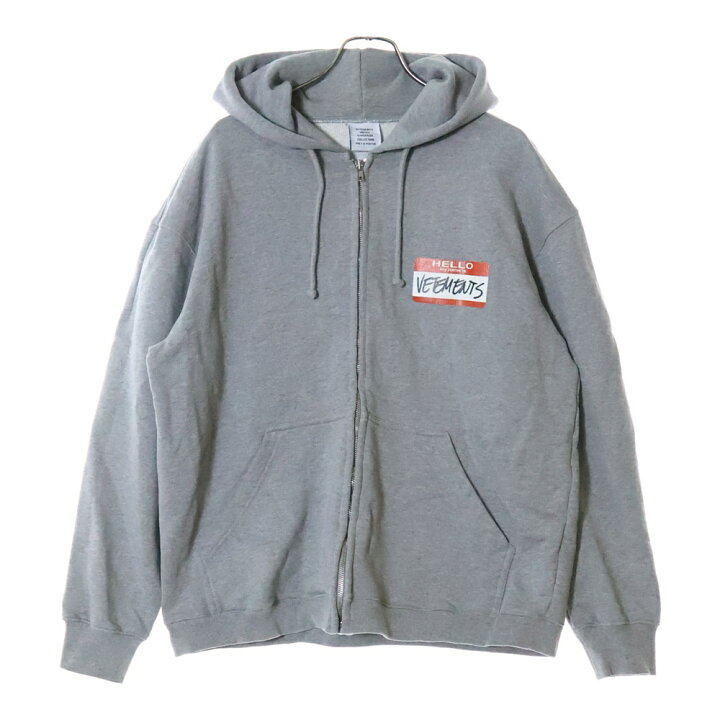 楽天市場】VETEMENTS(ヴェトモン) サイズ:XS MY NAME IS VETEMENTS ZIP 