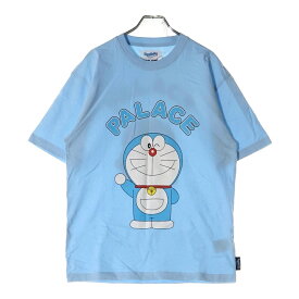 Palace Skateboards(パレススケートボーズ) サイズ:S 25AW ×DORAEMON ドラえもん プリント半袖Tシャツ ブルー【新古品/中古】【程度S】【カラーブルー】【取扱店舗BRING大宮店】