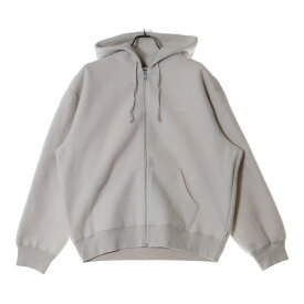 SUPREME(シュプリーム) サイズ:M 24AW Pilled Zip Up Hooded Sweatshirt パイルドジップアップパーカー アイボリー【中古】【程度A】【カラーホワイト】【取扱店舗AWESOME名古屋店】