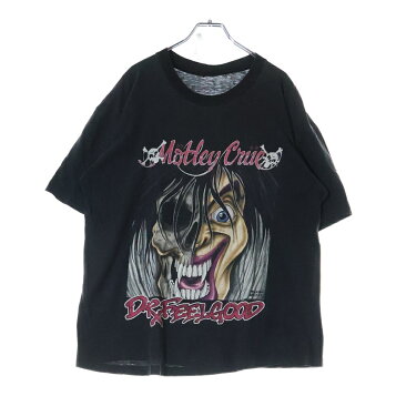 楽天市場】USA製 91年 MOTLEY CRUE Print S/S Tee 黒 XL 90s モトリー  
