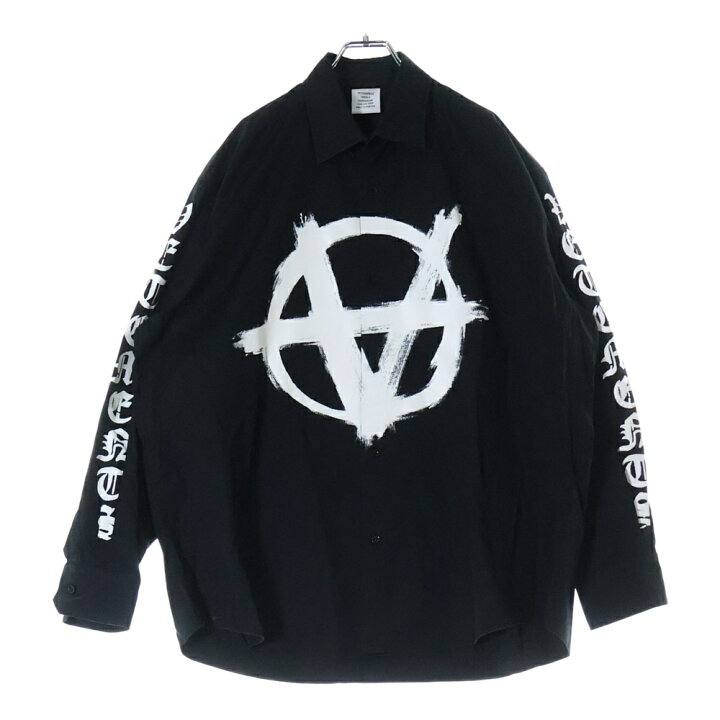 楽天市場】VETEMENTS(ヴェトモン) サイズ:S DOUBLE ANARCHY LOGO SHIRT 