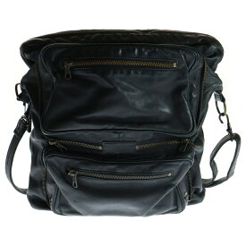 Maison Margiela 10(メゾン マルジェラ) 10SS ここのえ期 JUST IN CASE ジャストインケース レザー ショルダーバッグ ブラック【中古】【程度B】【カラーブラック】【取扱店舗AWESOME原宿店】