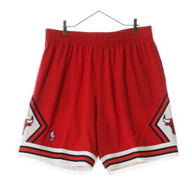 Mitchell&Ness(ミッチェル アンド ネス) サイズ:XL 23SS NBA SWINGMAN ROAD SHORTS BULLS 97-98 スウィングマン ロード ブルズ ハーフパンツ ショーツ レッド/ブラック SMSHGS18223-CBUSCAR97【新古品/中古】【程度S】【カラーレッド】【オンライン限定商品】