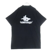楽天市場】balenciaga（柄ロゴ）（Tシャツ・カットソー｜トップス 