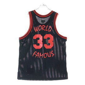 SUPREME(シュプリーム) サイズ:M 11SS Basketball Jersey バスケットボールジャージー メッシュタンクトップ ノースリーブシャツ ブラック【中古】【程度B】【カラーブラック】【取扱店舗渋谷】