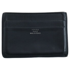 HERMES(エルメス) シチズン ツイル レザーカードケース 名刺入れ ブラック【中古】【程度B】【カラーブラック】【取扱店舗BRING仙台店】