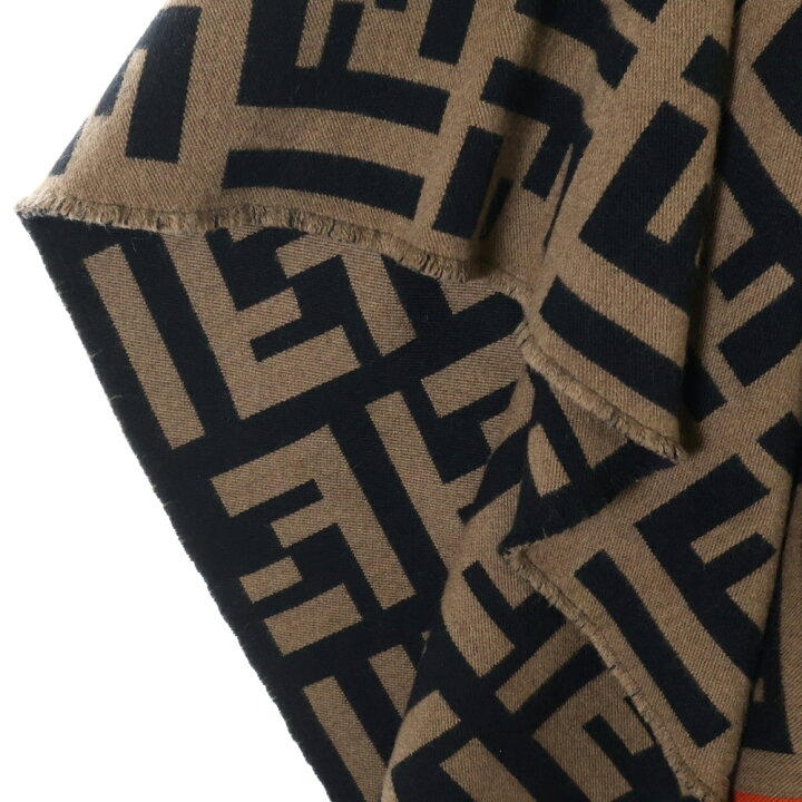 楽天市場】FENDI(フェンディ) サイズ:TU ズッカ ポンチョ ブラウン  