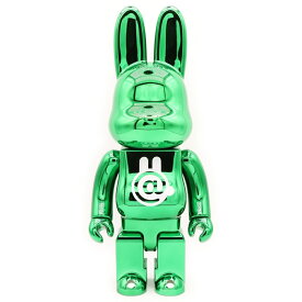 MEDICOM TOY(メディコムトイ) サイズ:400% BE@RBRICK CHROME 400% GREEN RABBIT ラブリック ベアブリック フィギュア 人形 グリーン【新古品/中古】【程度S】【カラーグリーン】【取扱店舗BRING仙台店】