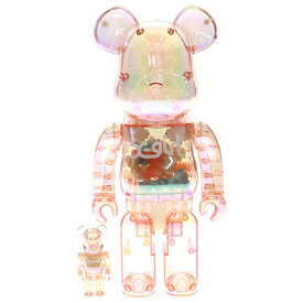 MEDICOM TOY(メディコムトイ) サイズ:100%/400% BE@RBRICK X-girl 2020 100% & 400% PINK ベアブリック エックスガール ベアブリック フィギュア ピンク【新古品/中古】【程度S】【カラーピンク】【取扱店舗BRINGアメリカ村店】