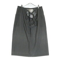楽天市場】comme des garcons ウール ロングスカート blkの通販 