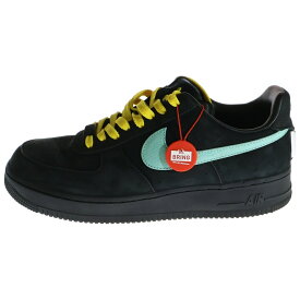 NIKE(ナイキ) サイズ:29.0cm ×TIFFANY&CO AIR FORCE 1 LOW 1837 BLACK ティファニー エアフォース1 ローカットスニーカー シューズブラック US11/29cm DZ1382-001【中古】【程度A】【カラーブラック】【取扱店舗渋谷】