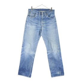 Levi's(リーバイス) 40S VINTAGE 501XX 46モデル 革パッチ 片面タブ BIG E 隠しリベットドーム型 小股裏切りっぱなし ヴィンテージ ボタンフライ デニムパンツ インディゴ【中古】【程度C】【カラーブルー】【取扱店舗AWESOME高円寺店】