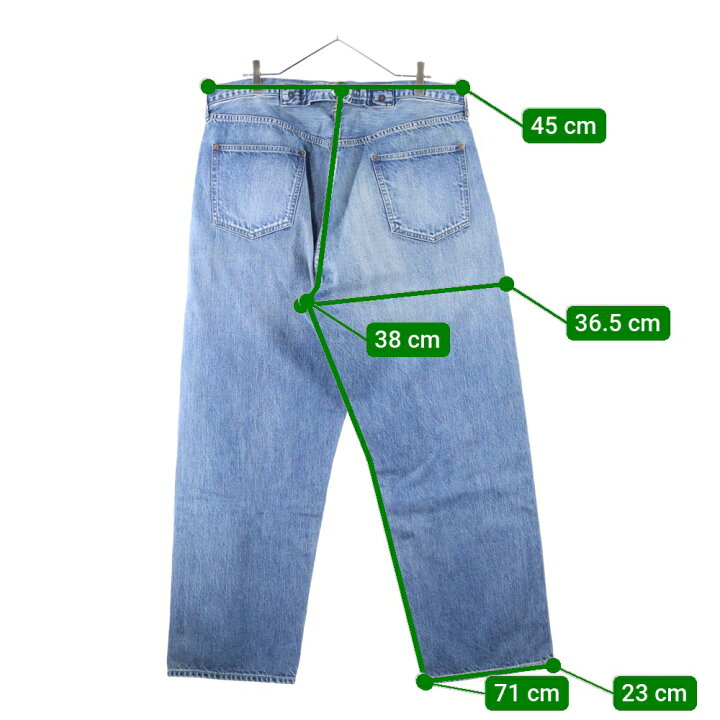 楽天市場】A.PRESSE(アプレッセ) サイズ:38/32 No.22 Washed Wide 