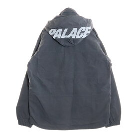 Palace Skateboards(パレススケートボーズ) サイズ:L カーゴポケット アノラック ナイロン フードジャケット グレー【新古品/中古】【程度S】【カラーグレー】【取扱店舗原宿】