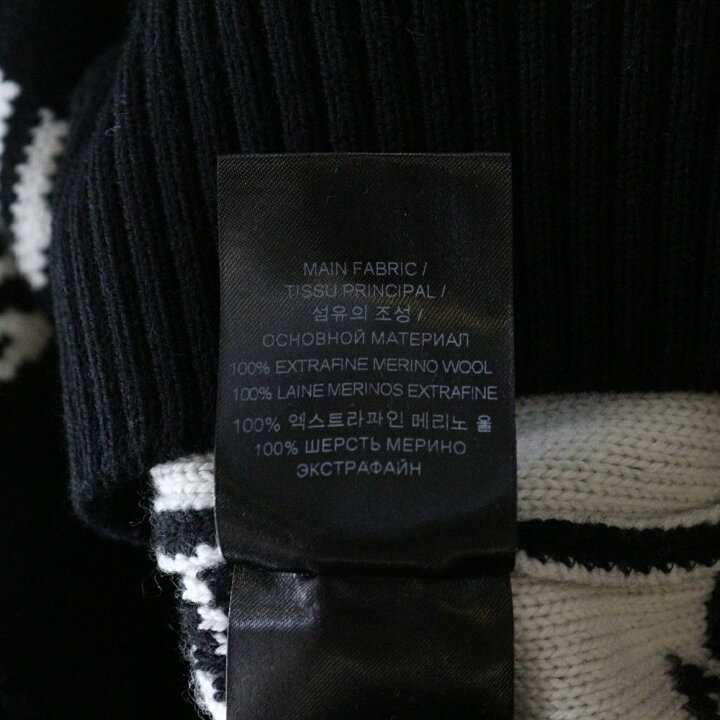 楽天市場】VETEMENTS(ヴェトモン) サイズ:L ロゴ総柄ニット ジャガード  
