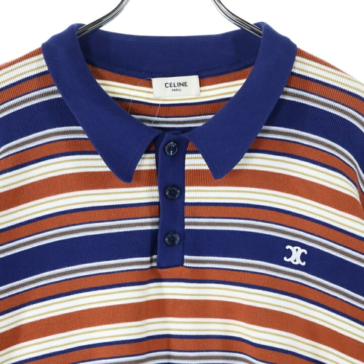 楽天市場】CELINE(セリーヌ) サイズ:L Triomphe Loose Polo トリオンフ 