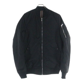 DRKSHDW(ダークシャドウ) サイズ:XS 16AW コットン ジップアップ ボンバー フライトジャケット ブラック DU16F8760-MU【中古】【程度B】【カラーブラック】【取扱店舗BRING渋谷ANNEX店】