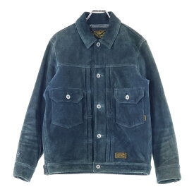 NEIGHBORHOOD(ネイバーフッド) サイズ:S 11AW STOCKMAN/GL-JKT ストックマン レザー ジャケット グリーン 112TNNH-JKM01【中古】【程度B】【カラーグリーン】【取扱店舗BRING札幌店】