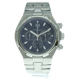 VACHERON CONSTANTIN(バシュロンコンスタンタン) オーヴァーシーズ クロノグラフ 黒文字盤 SS/AT 自動巻き ステンレス ウォッチ 腕時計 シルバー/ブラック 49150/B01A-9097【中古】【程度B】【カラーシルバー】【取扱店舗BRING京都河原町店】