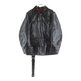 THE REAL McCOY'S(ザリアルマッコイ) サイズ:38 ×HARLEY DAVIDSON ハーレーダビッドソン ホースレザー 馬革 キルティングライナー レザーカーコート ジャケット ブラウン【中古】【程度A】【カラーブラウン】【取扱店舗BRING福岡天神店】