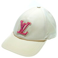 LOUIS VUITTON(ルイヴィトン) LVリミックス シグネチャー ワッペンロゴ コットン 6パネル ベースボールキ…