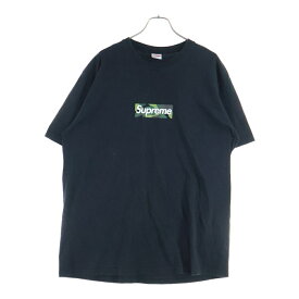 SUPREME(シュプリーム) サイズ:XL 23AW Box Logo Tee Camo カモフラージュ 迷彩 ボックスロゴ クルーネック 半袖Tシャツ カットソー ブラック【中古】【程度B】【カラーブラック】【取扱店舗AWESOME名古屋店】