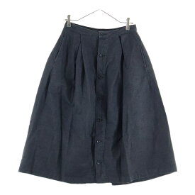 Engineered Garments(エンジニアド ガーメンツ) サイズ:1 フロントボタン デニムロングスカート レディース ブラック【中古】【程度B】【カラーブラック】【オンライン限定商品】