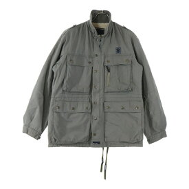 NEIGHBORHOOD(ネイバーフッド) サイズ:L 00s ミリタリーボアジャケット コットン カーキ【中古】【程度B】【カラーグリーン】【取扱店舗BRING札幌店】