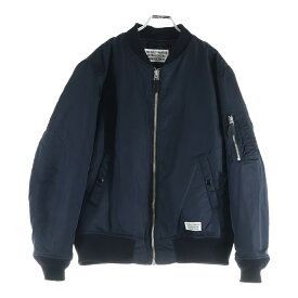 WACKO MARIA(ワコマリア) サイズ:XL 18AW MA-1 FLIGHT JACKET TYPE-4 天国東京 ナイロンフライトジャケット ブラック【中古】【程度B】【カラーブラック】【取扱店舗BRINGアメリカ村店】