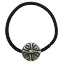 CHROME HEARTS(クロムハーツ) HAIRBAND クロスボール ヘアバンド ヘアゴムコンチョ シルバー BCA151【中古】【程度B】…