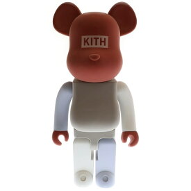 MEDICOM TOY(メディコムトイ) サイズ:1000% 22AW ×KITH BE@RBRICK US EXCLUSIVE 1000% キス ベアブリック US限定 フィギュア ピンク/グレー【新古品/中古】【程度S】【カラーマルチカラー】【オンライン限定商品】