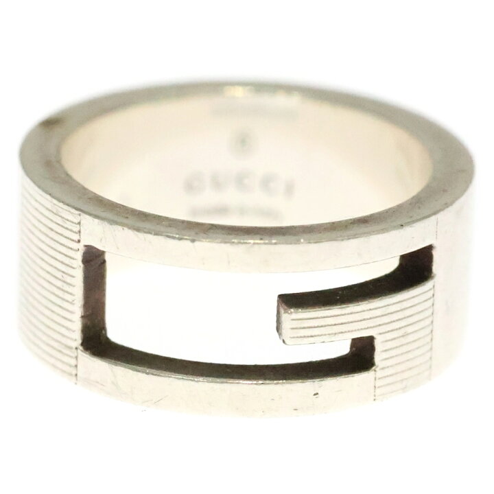 楽天市場】GUCCI(グッチ) サイズ:8号 ブランテッドGリング 指輪 
