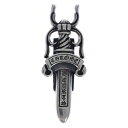 CHROME HEARTS(クロムハーツ) HAIRBAND DAGGER ダガー ヘアバンド ヘアゴムコンチョ シルバー BCA150【中古】【程度B…