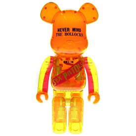 MEDICOM TOY(メディコムトイ) サイズ:1000% BE@RBRICK Sex Pistols Clear Ver.1000% セックスピストルズ クリア ベアブリック フィギュア 人形 クリア/オレンジ【新古品/中古】【程度S】【カラーオレンジ】【オンライン限定商品】