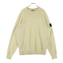 STONE ISLAND(ストーンアイランド) サイズ:L アームロゴワッペン クルーネックスウェットトレーナー 801566060 イエロー【中古】【程度B】【カラーイエロー】【取扱店舗BRING大宮店】