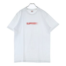 SUPREME(シュプリーム) サイズ:L 20SS Motion Logo Tee モーションロゴ クルーネック 半袖Tシャツ カットソー ホワイト【中古】【程度B】【カラーホワイト】【取扱店舗BRING福岡天神店】