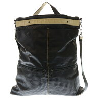 BOTTEGA VENETA(ボッテガヴェネタ) マルチポケット レザーハンドバッグ ブラック【中古】【程度B】【カラ…