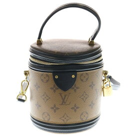 LOUIS VUITTON(ルイヴィトン) サイズ:- モノグラムリバース カンヌ 2WAYバッグ ショルダーバッグ ハンドバッグ ブラウン×ブラック レザー×PVC M43986 ゴールド金具【中古】【程度A】【カラーブラウン】【取扱店舗BRING心斎橋店】