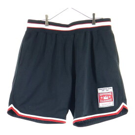 SUPREME(シュプリーム) サイズ:M 21SS Mitchell & Ness Basketball Short ミッチェルアンドネス バスケットボール ショーツ ハーフパンツ ブラック【中古】【程度A】【カラーブラック】【取扱店舗BRING THRIFT CLOSET 幕張店】