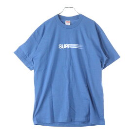 SUPREME(シュプリーム) サイズ:M 23SS Motion Logo Tee モーションロゴ 半袖クルーネックTシャツ カットソー ブルー【新古品/中古】【程度S】【カラーブルー】【取扱店舗AWESOME名古屋店】