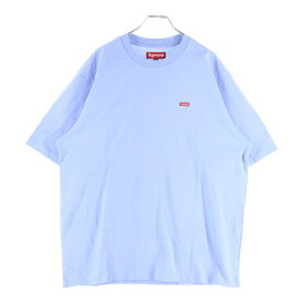SUPREME(シュプリーム) サイズ:M 25SS Small Box Logo Tee スモール ボックス ロゴ クルーネック 半袖Tシャツ カットソー ペールブルー【中古】【程度B】【カラーブルー】【取扱店舗BRING福岡天神店】