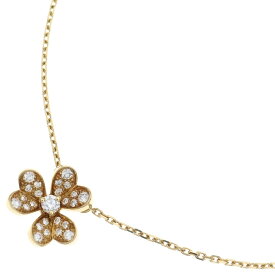 Van Cleef & Arpels(ヴァンクリーフアンドアーペル) フリヴォル ミニダイヤネックレス Au750 K18 ゴールド ペンダント VCARP24000【中古】【程度A】【カラーゴールド】【取扱店舗BRING心斎橋店】