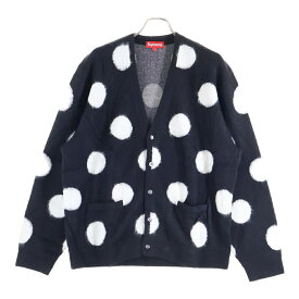 SUPREME(シュプリーム) サイズ:L 20SS Brushed Polka Dot Cardigan ブラッシュド ポルカドット カーディガン ブラック【新古品/中古】【程度S】【カラーブラック】【取扱店舗BRING THRIFT CLOSET 幕張店】